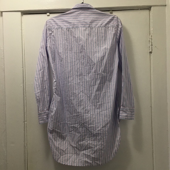 Frank & Eileen pink/blue thin stripe Grayson NWOT - Picture 8 of 13